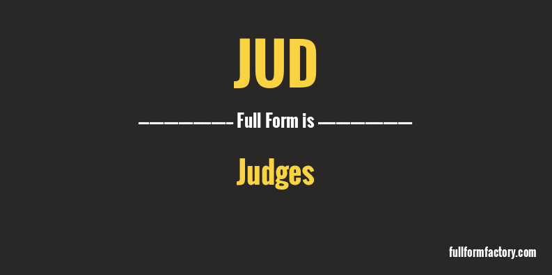 jud-full-form