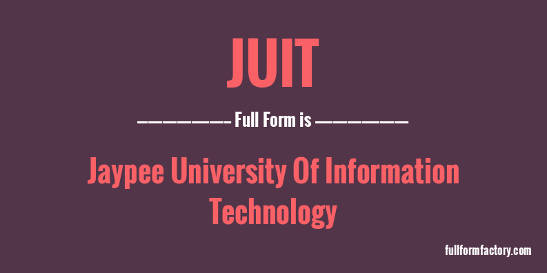 juit-full-form