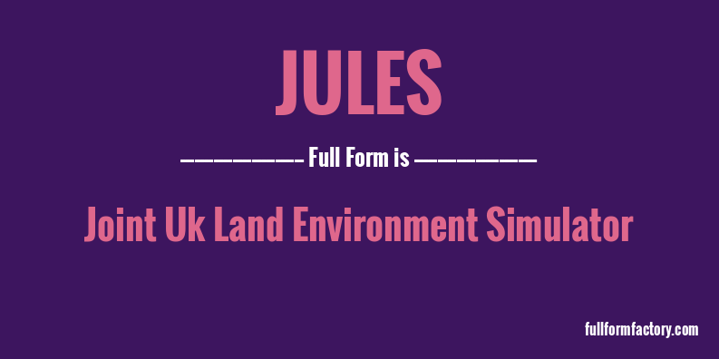 jules-full-form