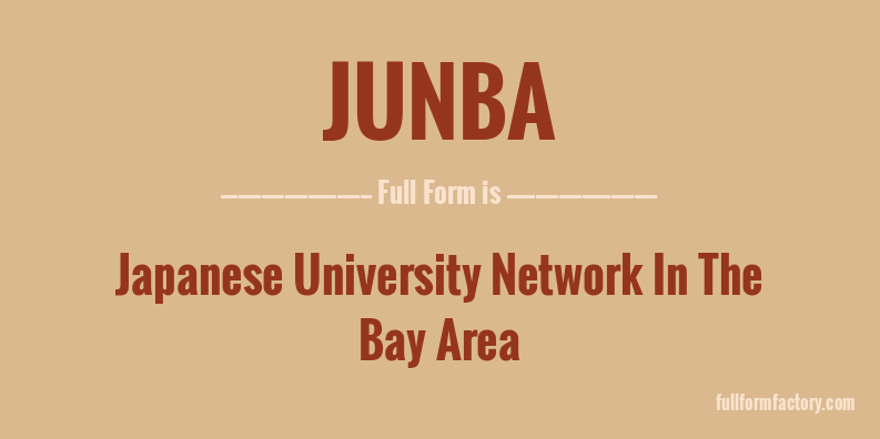 junba-full-form