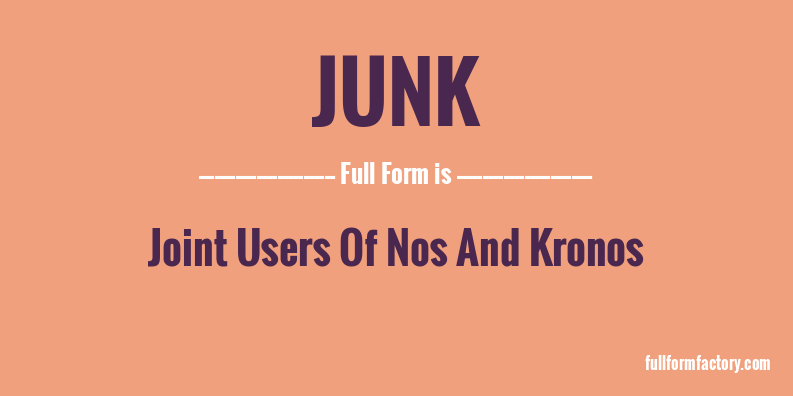 junk-full-form