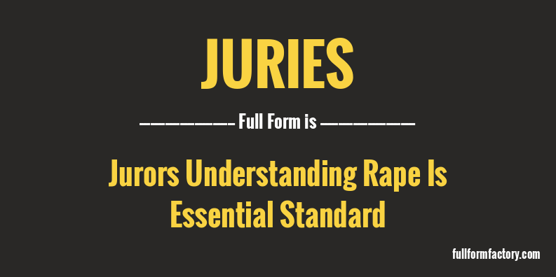 juries-full-form