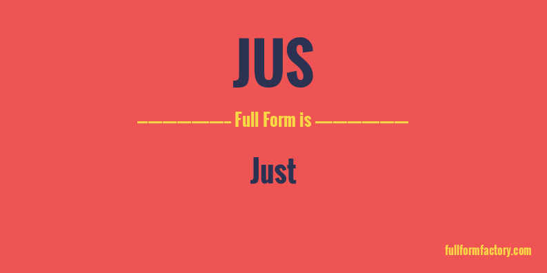 jus-full-form
