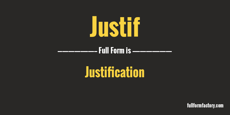 justif-full-form