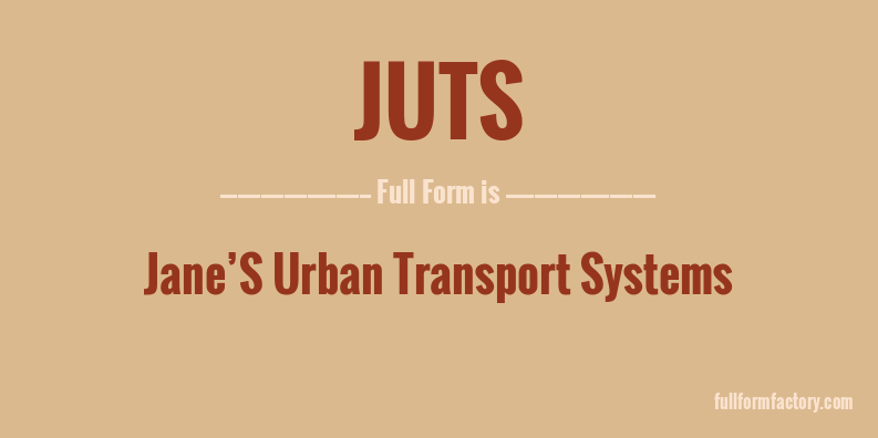 juts-full-form