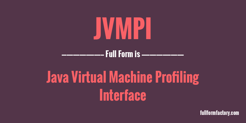 jvmpi-full-form
