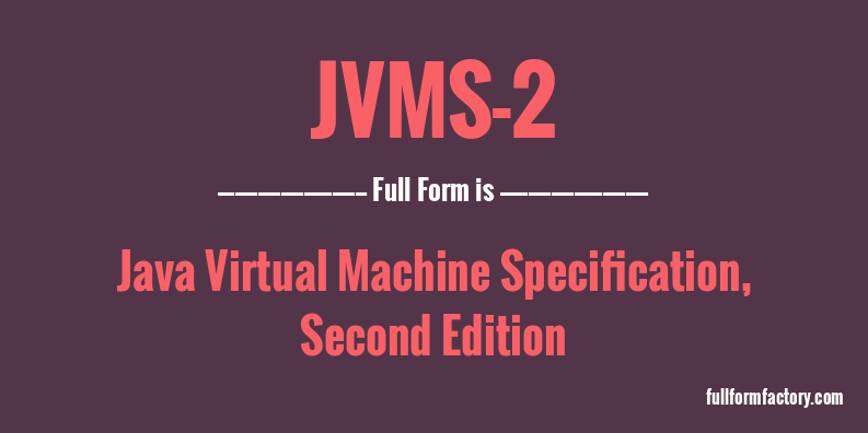 jvms-2-full-form