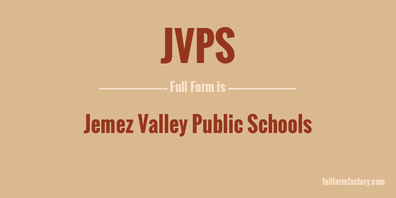 jvps-full-form