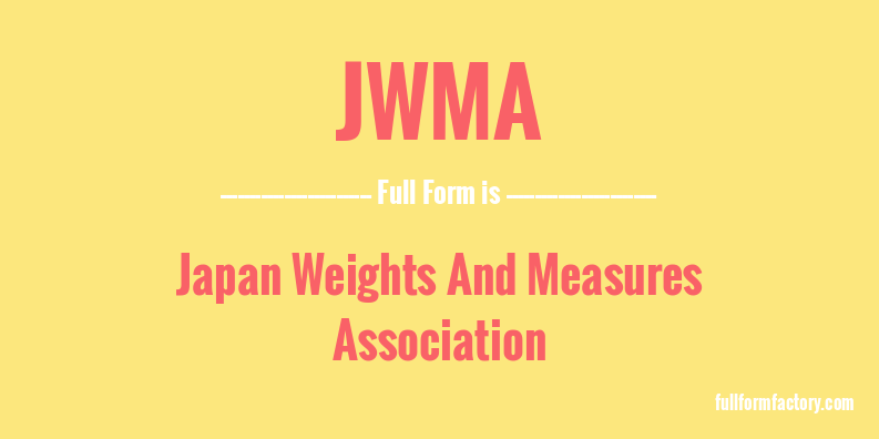 jwma-full-form