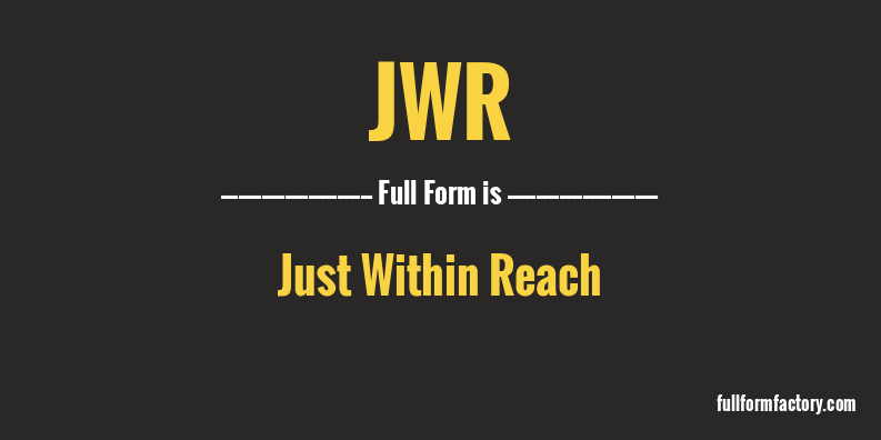 jwr-full-form