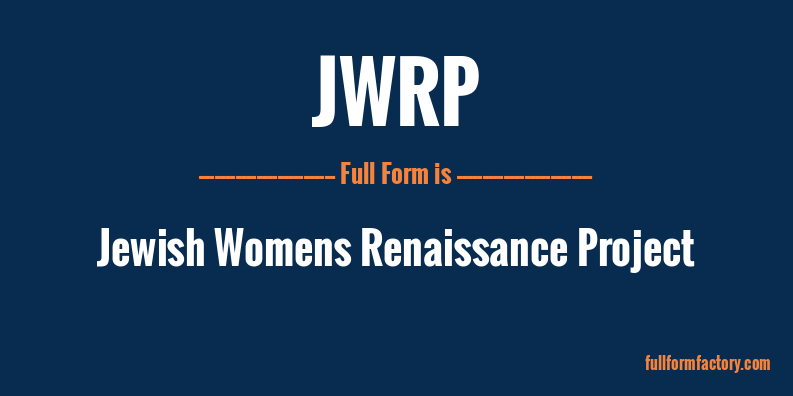 jwrp-full-form