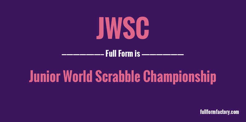 jwsc-full-form