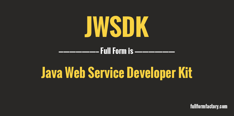 jwsdk-full-form