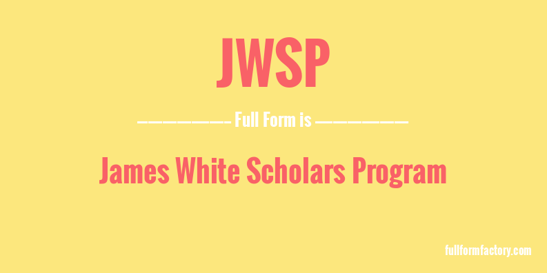 jwsp-full-form