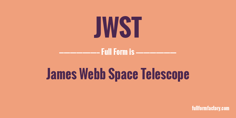 jwst-full-form