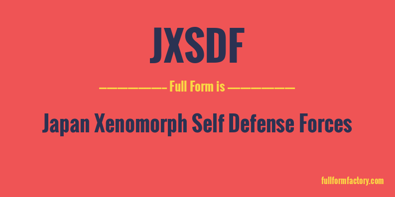 jxsdf-full-form