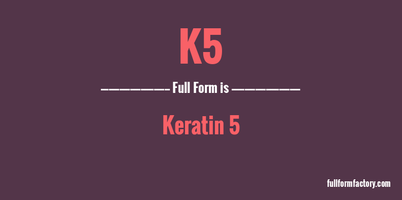 k5-full-form