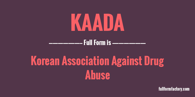 kaada-full-form