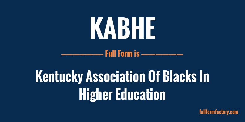 kabhe-full-form