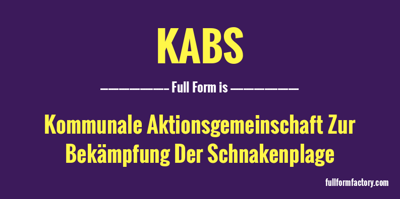 kabs-full-form