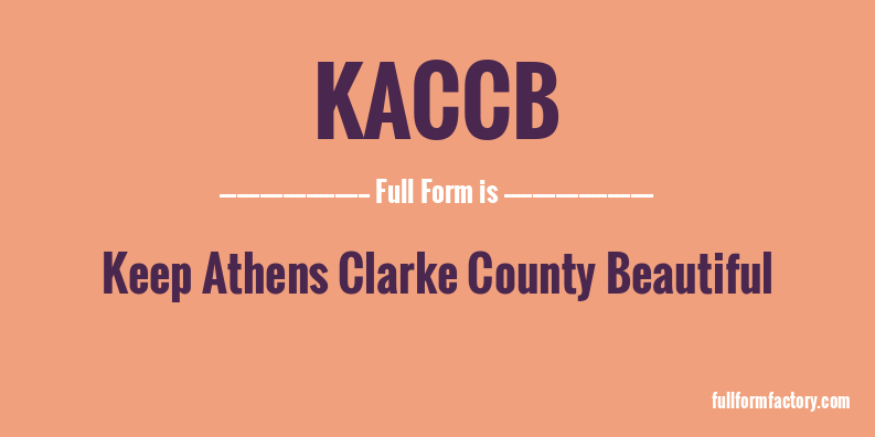 kaccb-full-form