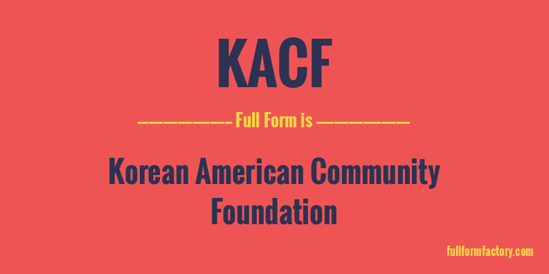 kacf-full-form