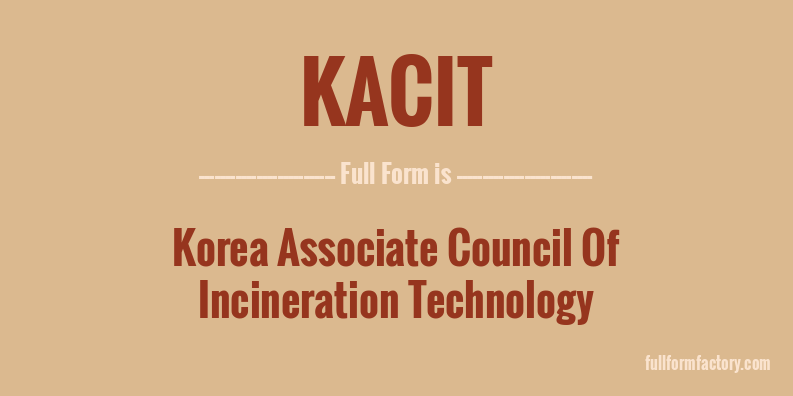 kacit-full-form