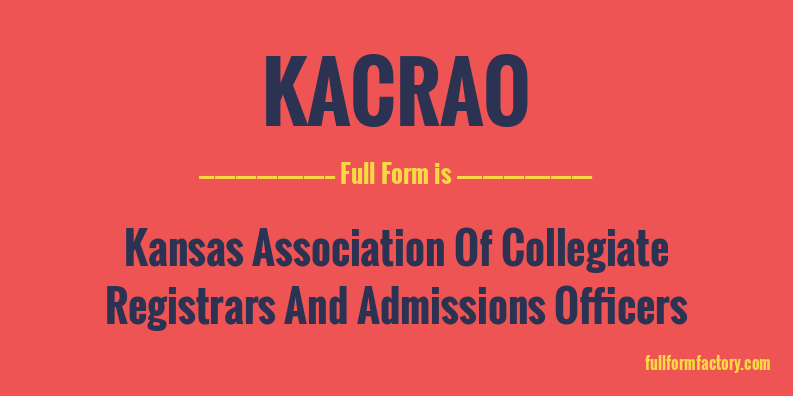 kacrao-full-form