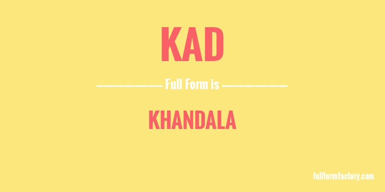 kad-full-form
