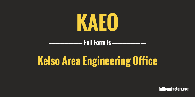 kaeo-full-form