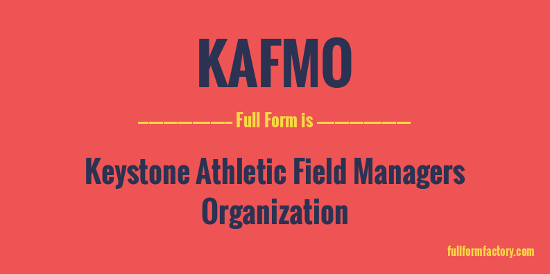 kafmo-full-form