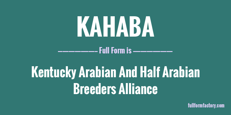 kahaba-full-form