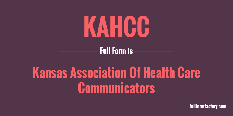kahcc-full-form