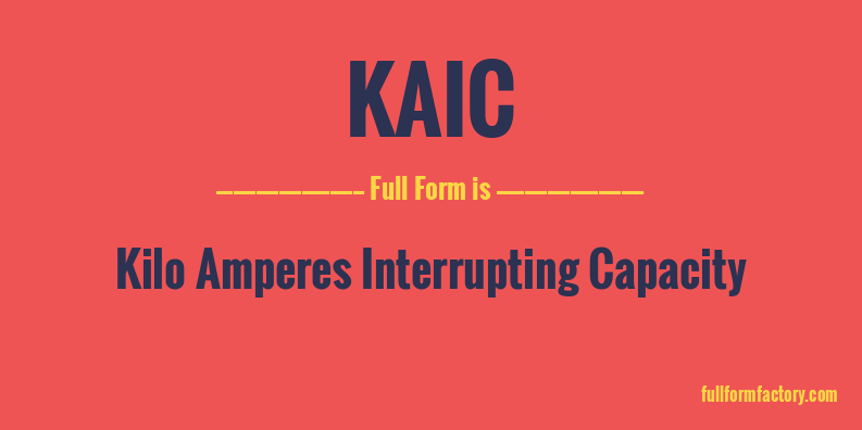 kaic-full-form