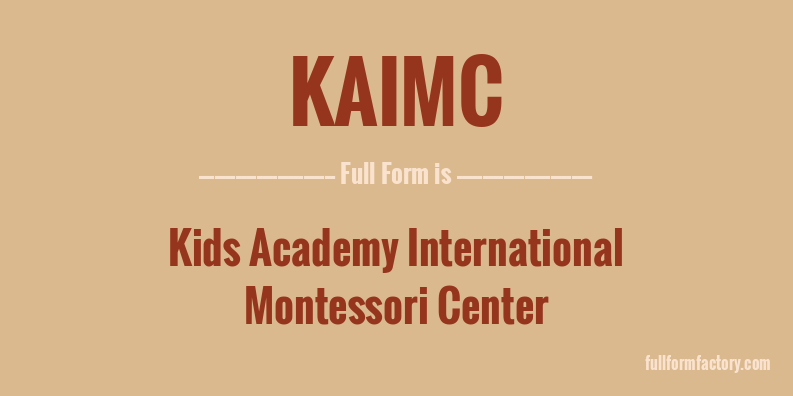 kaimc-full-form