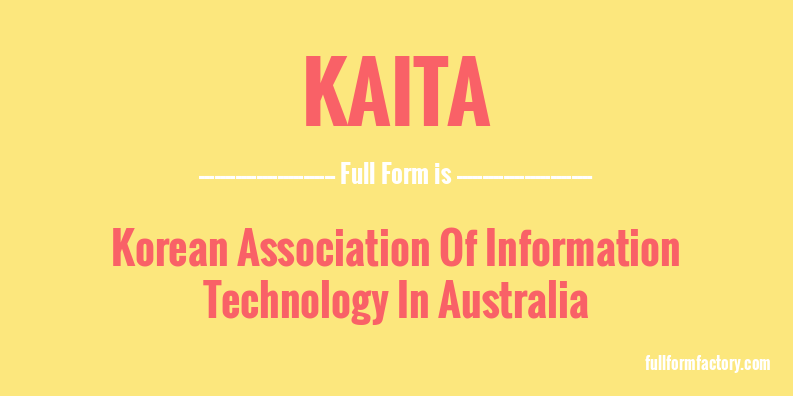 kaita-full-form