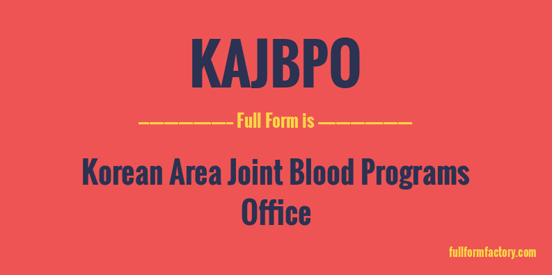 kajbpo-full-form