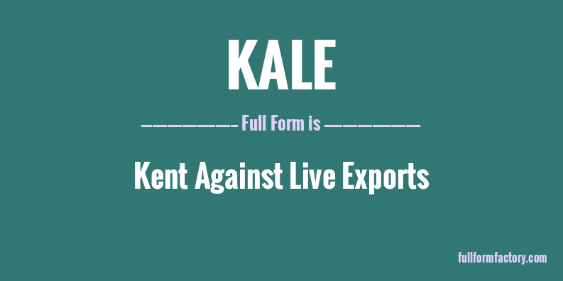 kale-full-form