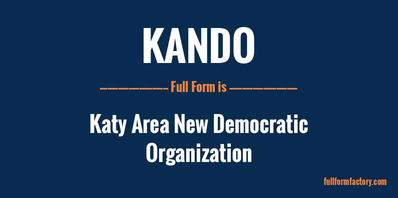 kando-full-form