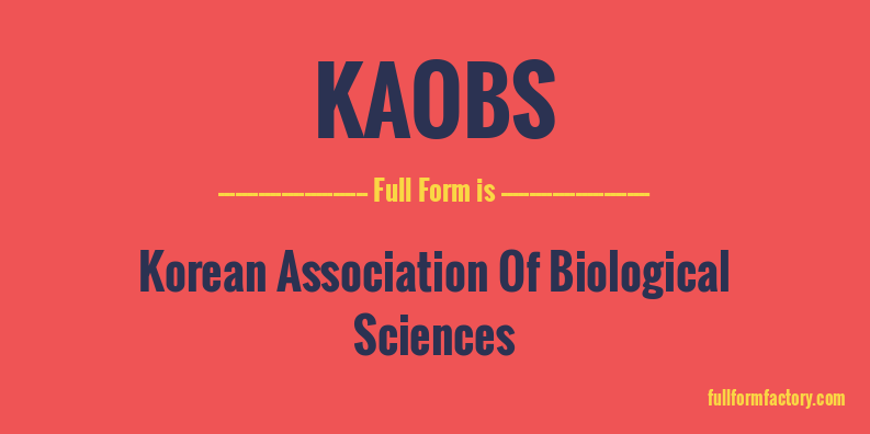 kaobs-full-form