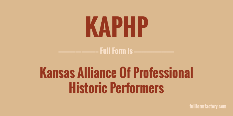 kaphp-full-form