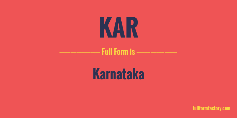 kar-full-form