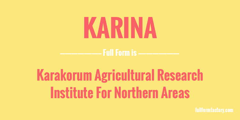 karina-full-form