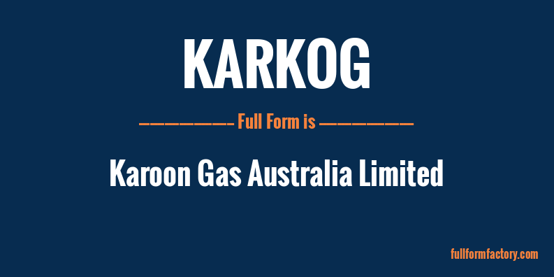 karkog-full-form