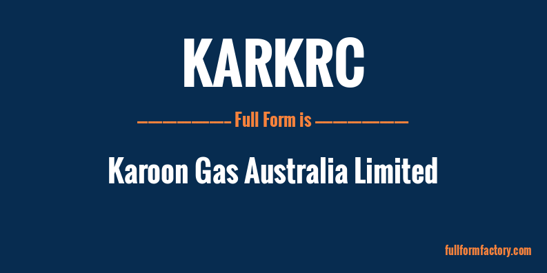 karkrc-full-form