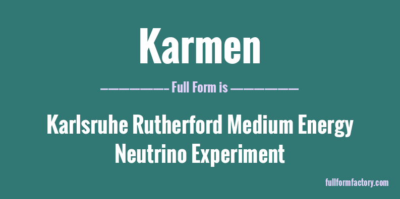 karmen-full-form