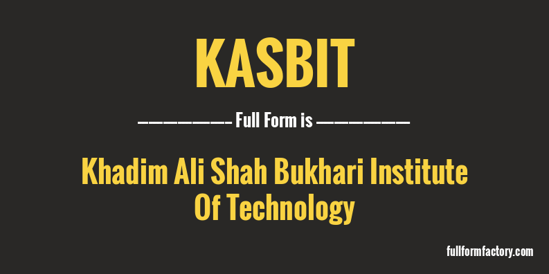kasbit-full-form