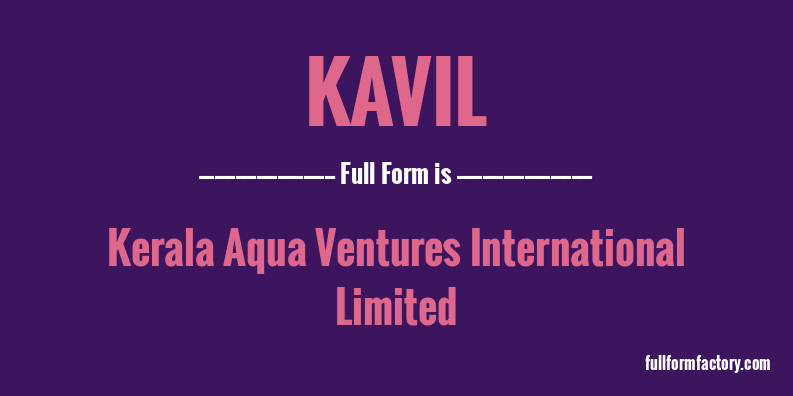 kavil-full-form
