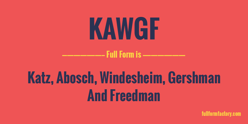 kawgf-full-form