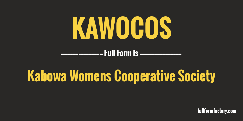 kawocos-full-form